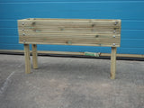 Raised wooden planters (short) - 2 rows of decking